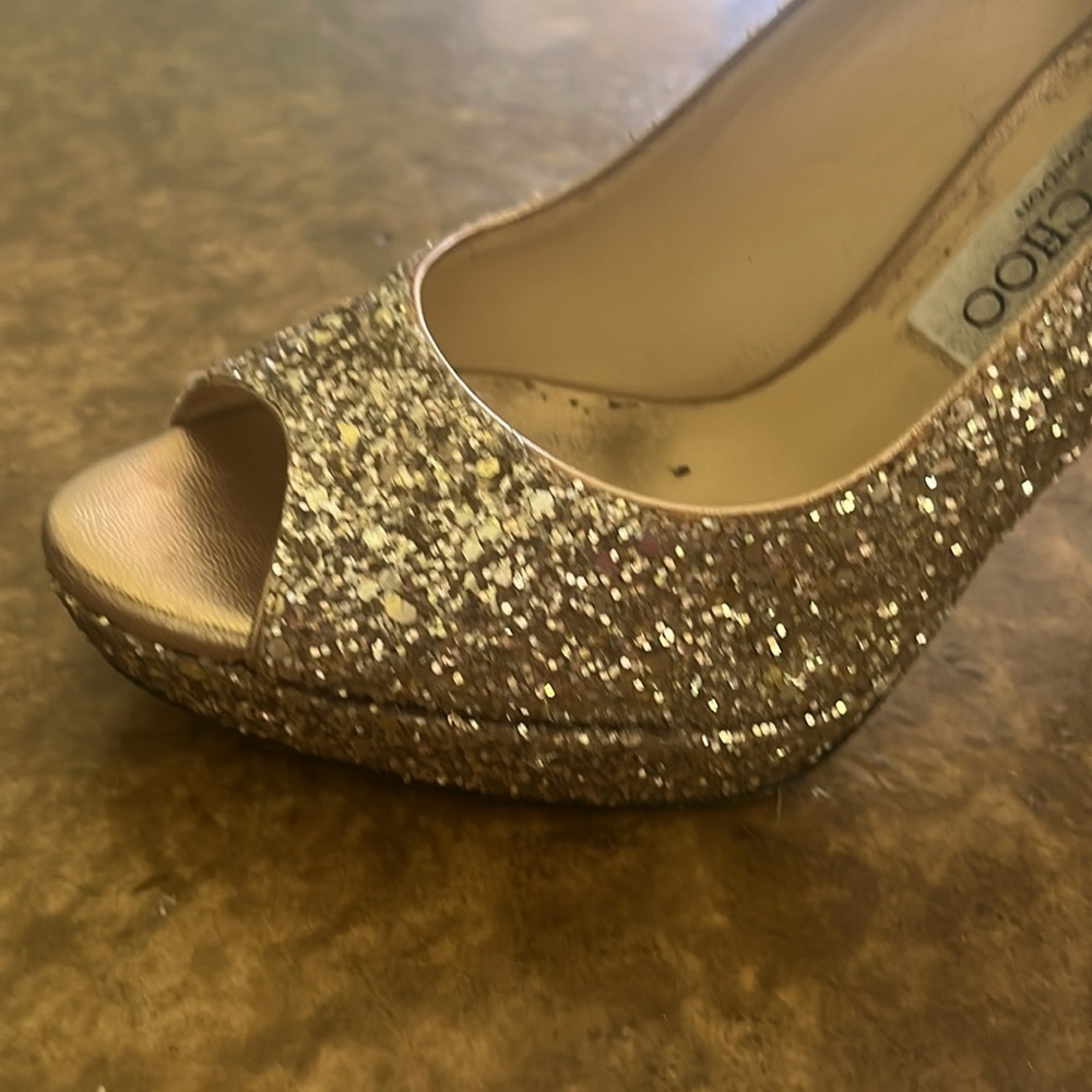 Gently used Jimmy Choo stilettos heels